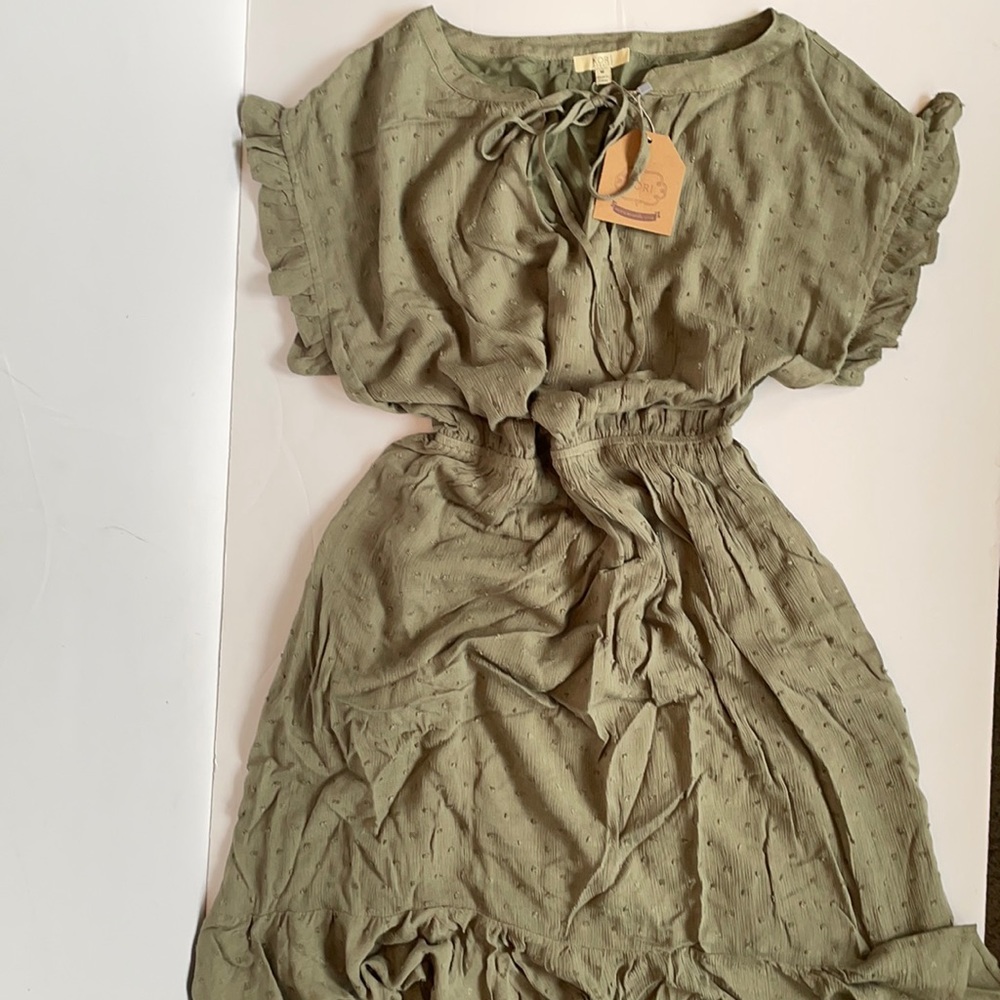 NWT Kori America green dress